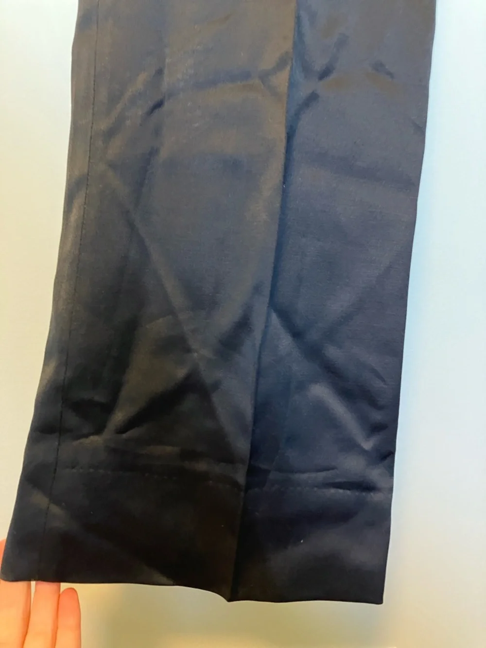 NWT Banana Republic Tailored Straight Fit Black Dress Trousers - Picture 3 of 8